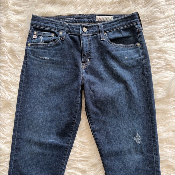 AG Ex Boyfriend Slouchy Slim Mid Rise Distressed Jeans - Picture 3 of 7